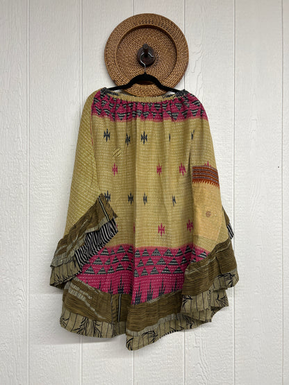 Pareo Kantha Wild Rose Skirt 0426 260
