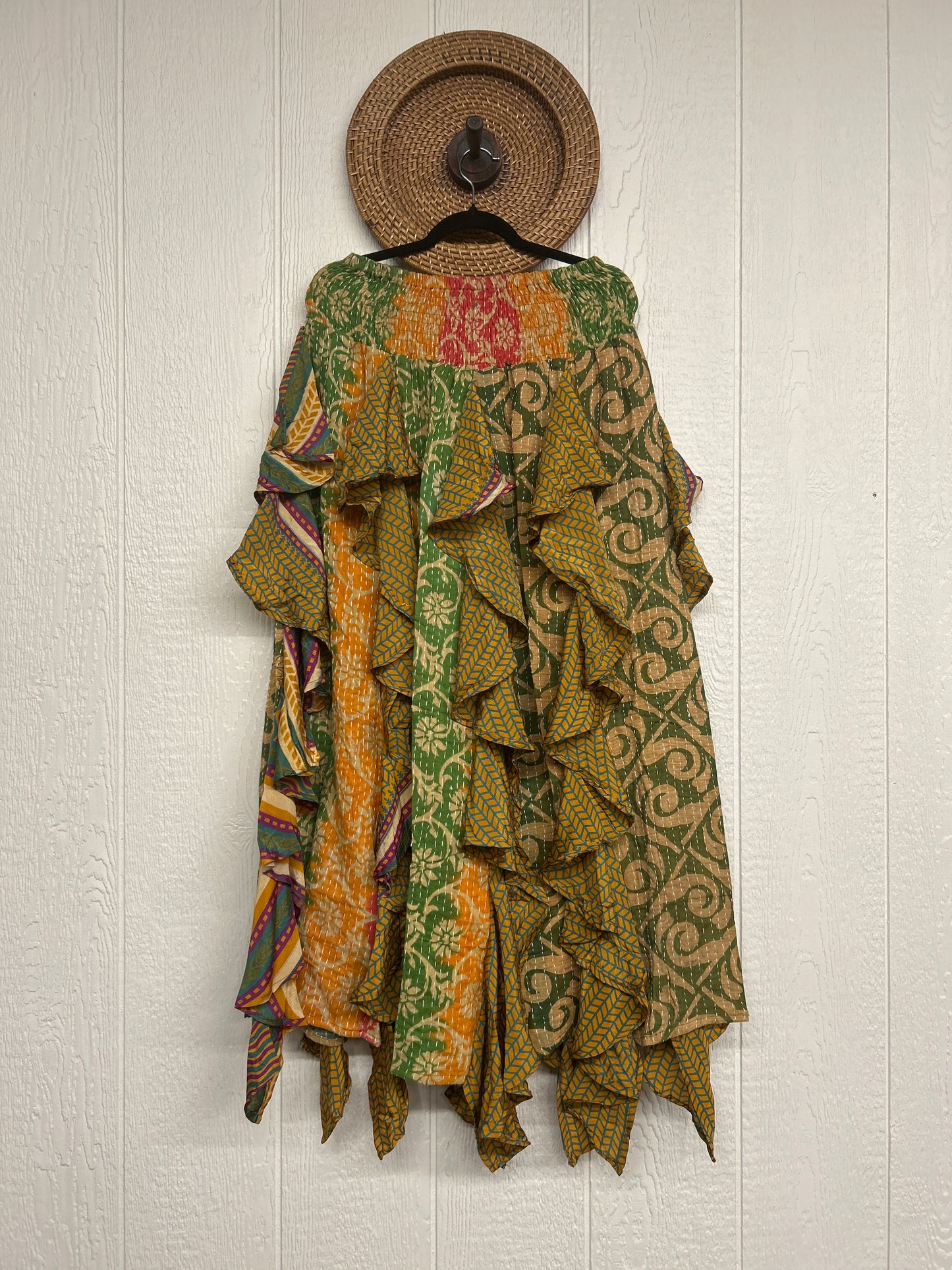 Pareo Kantha Willow Maxi Skirt 0826 090