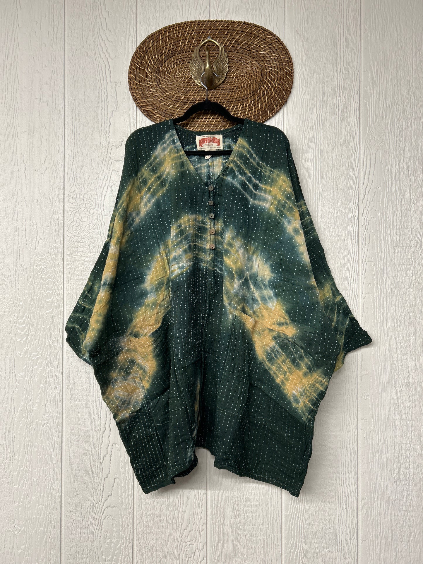 Pareo Kantha Gaia Split Tunic 0526 042