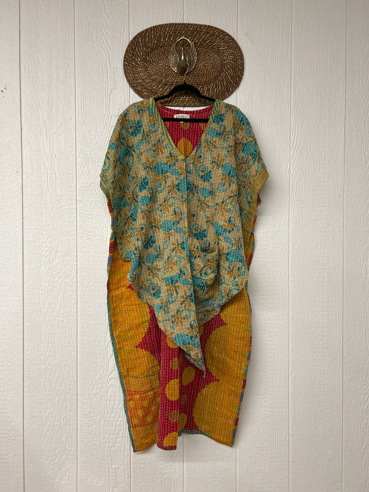 Kantha Surrender Hi Lo Poncho 1224 005