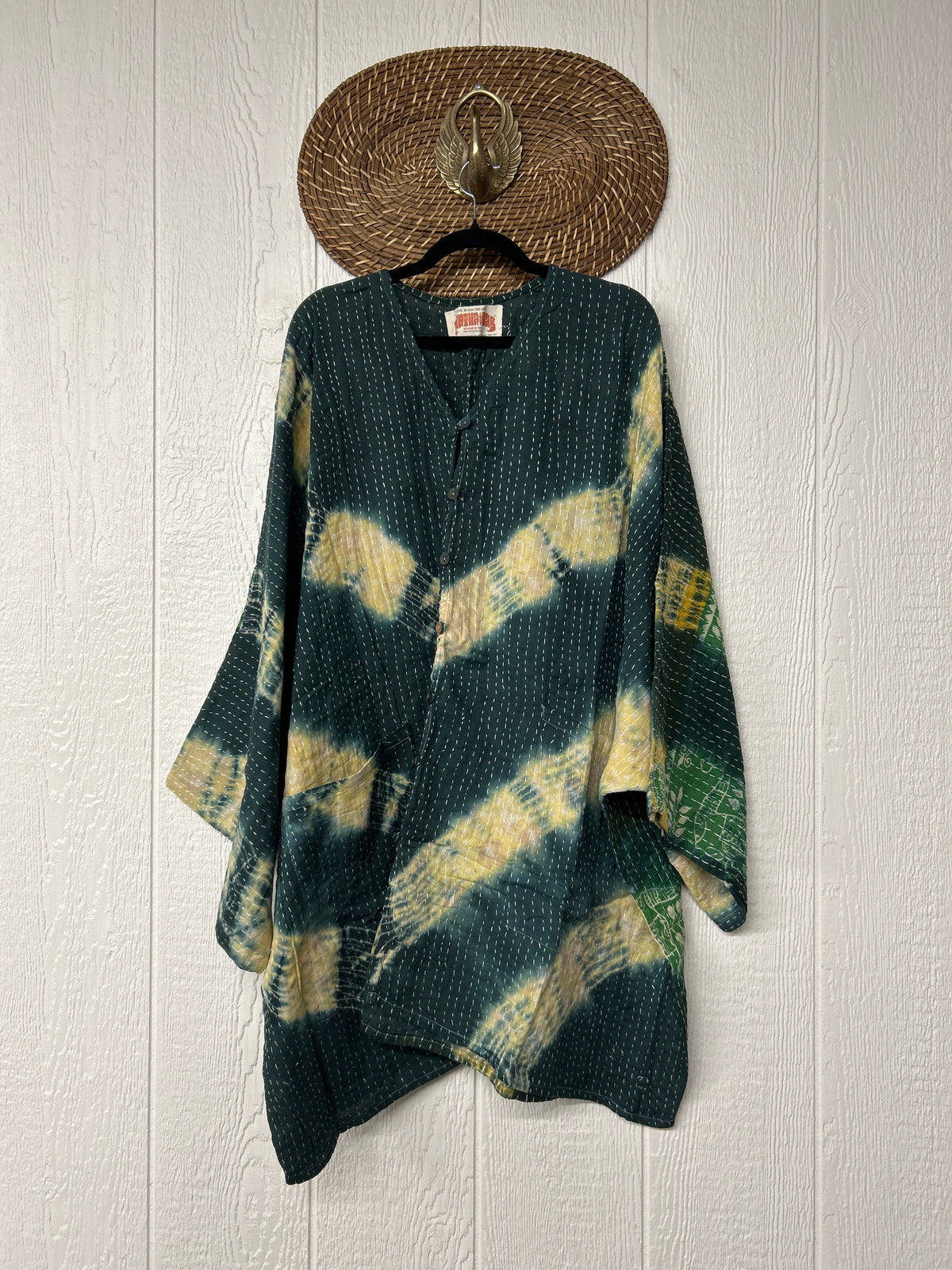 RETAIL Pareo Kantha Gaia Button-Down Kimono 0526 050