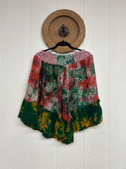 Crepe Sari Lover Cropped Culottes 0726 178