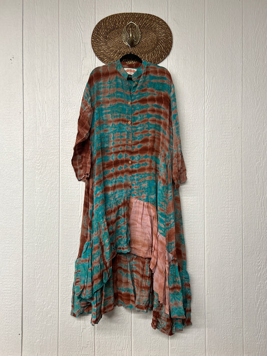 Crepe Sari Dahlia Duster Dress 0326 185