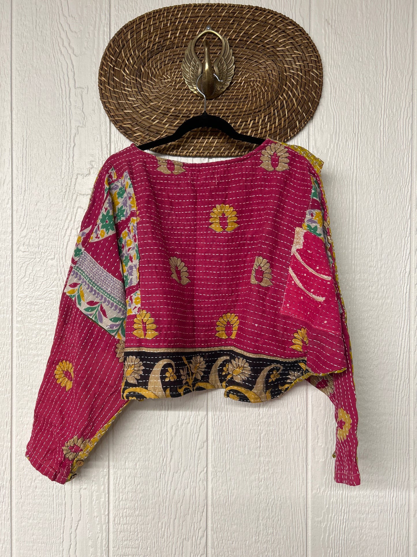Pareo Kantha In Bloom Cropped Pullover 0326 263