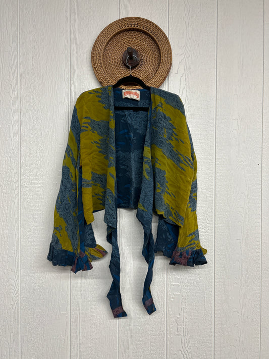 Crepe Sari Zeppelin Crop Shrug 0426 209