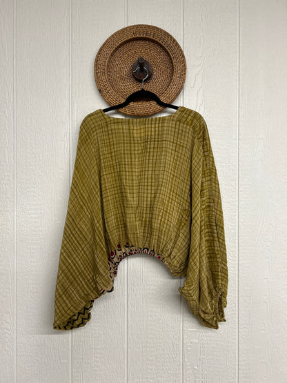 Crepe Sari Luna Crop Top 0126 073