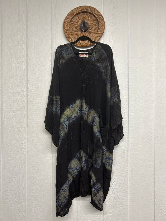 Crepe Sari Gaia Duster Dress 0826 143