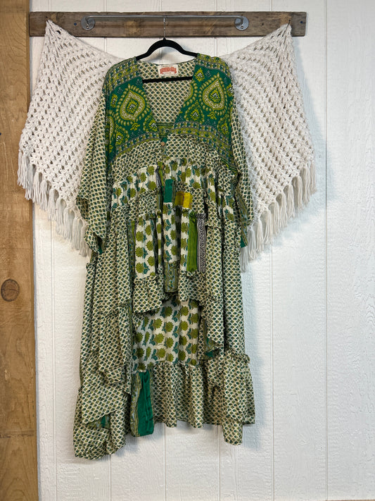 Rasgulla Sari Rhiannon Kimono 0826 128
