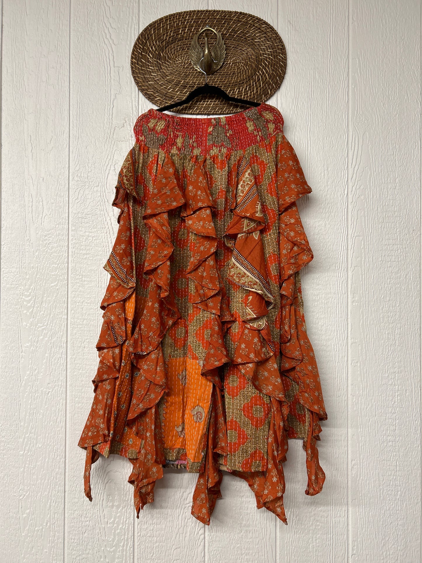 Pareo Kantha Willow Maxi Skirt 0826 178