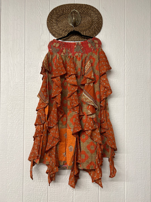 Pareo Kantha Willow Maxi Skirt 0826 178