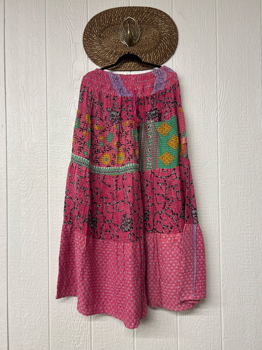 Pareo Kantha Lotus Maxi Skirt 0826 199
