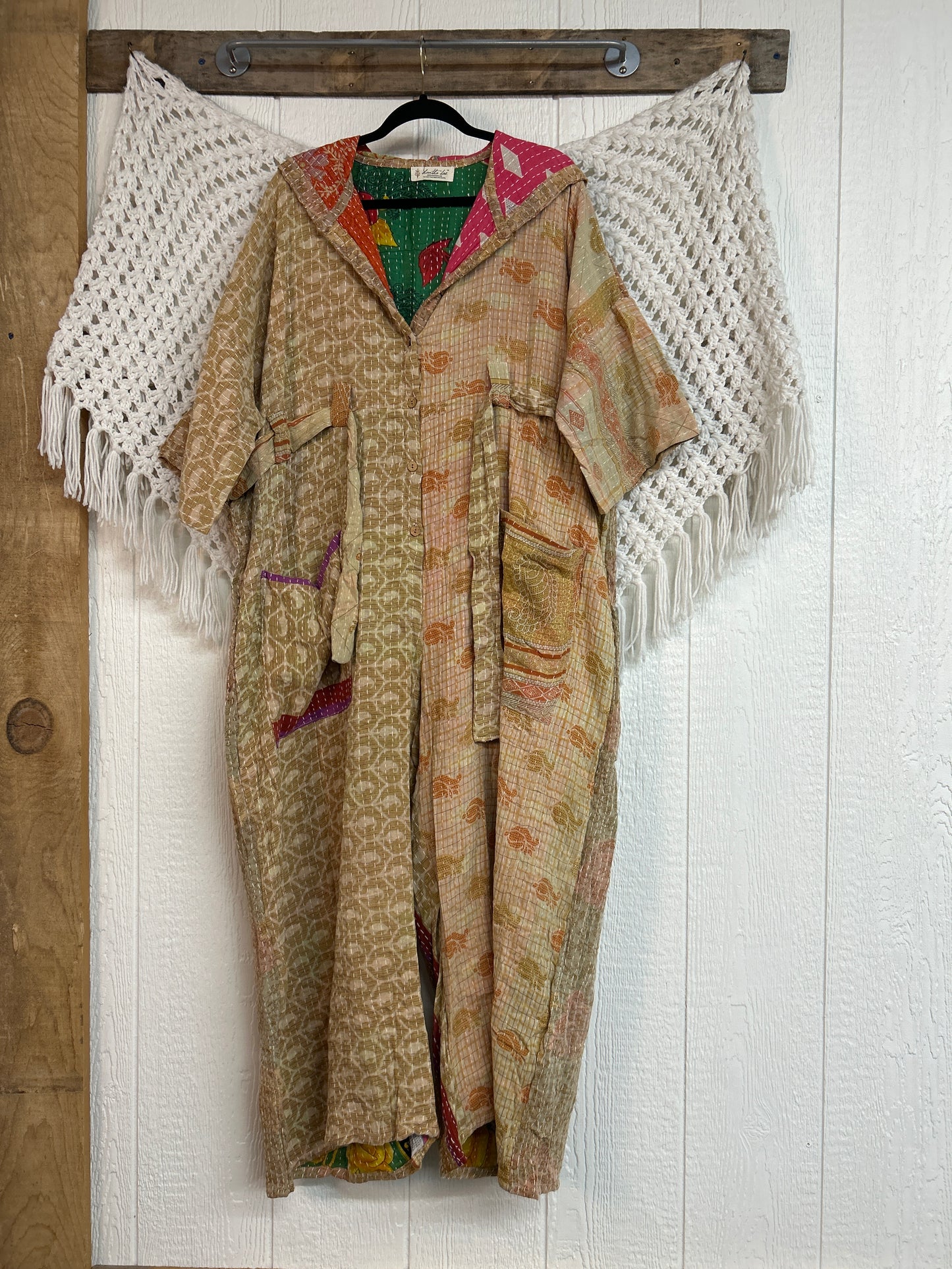 Kantha Zen Hoodie Jumpsuit 0925 180