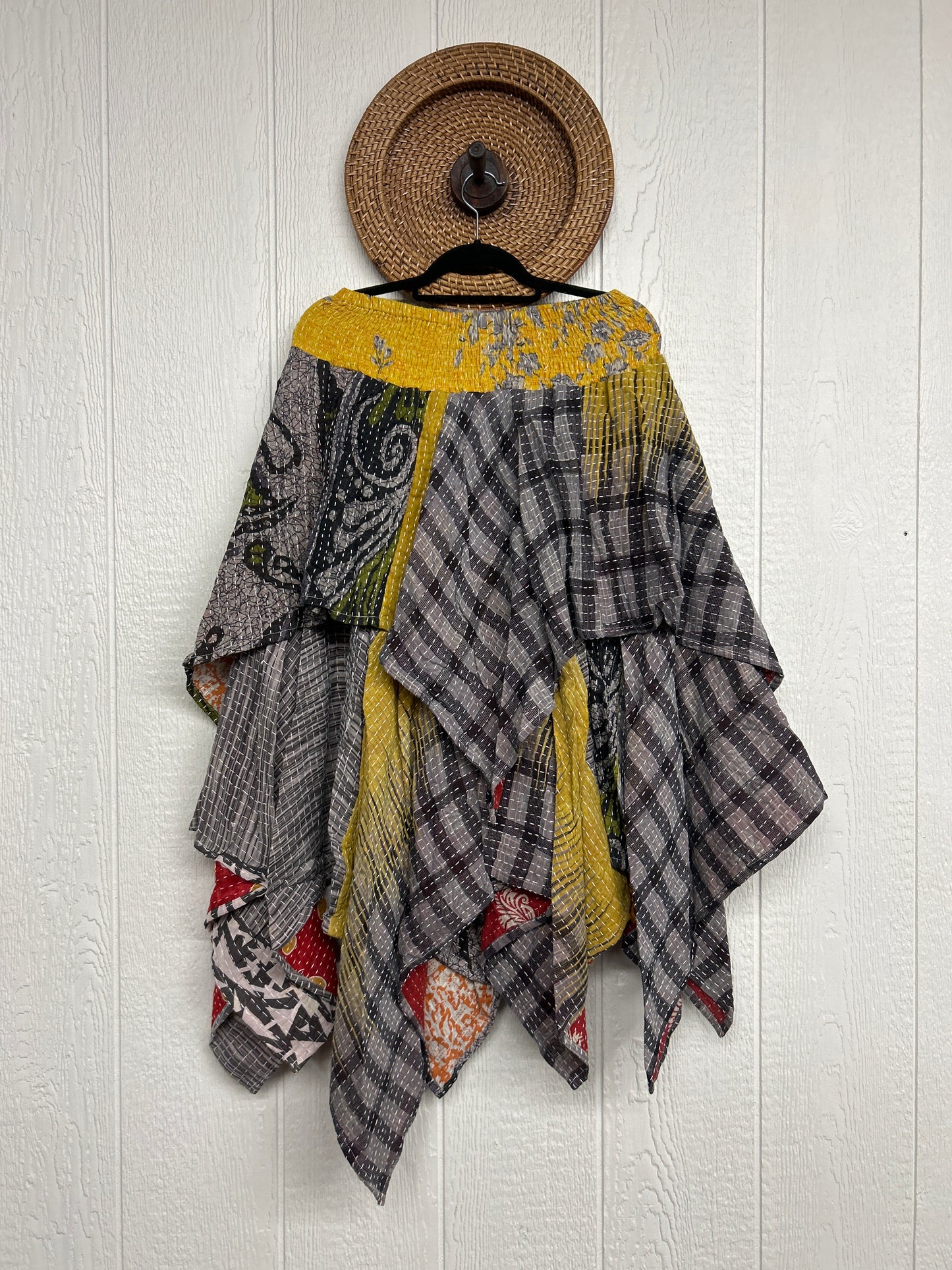 Pareo Kantha Pixie Skirt 0426 114