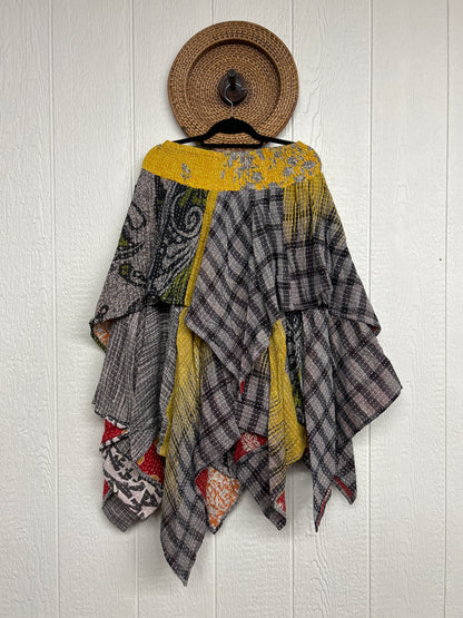 Pareo Kantha Pixie Skirt 0426 114