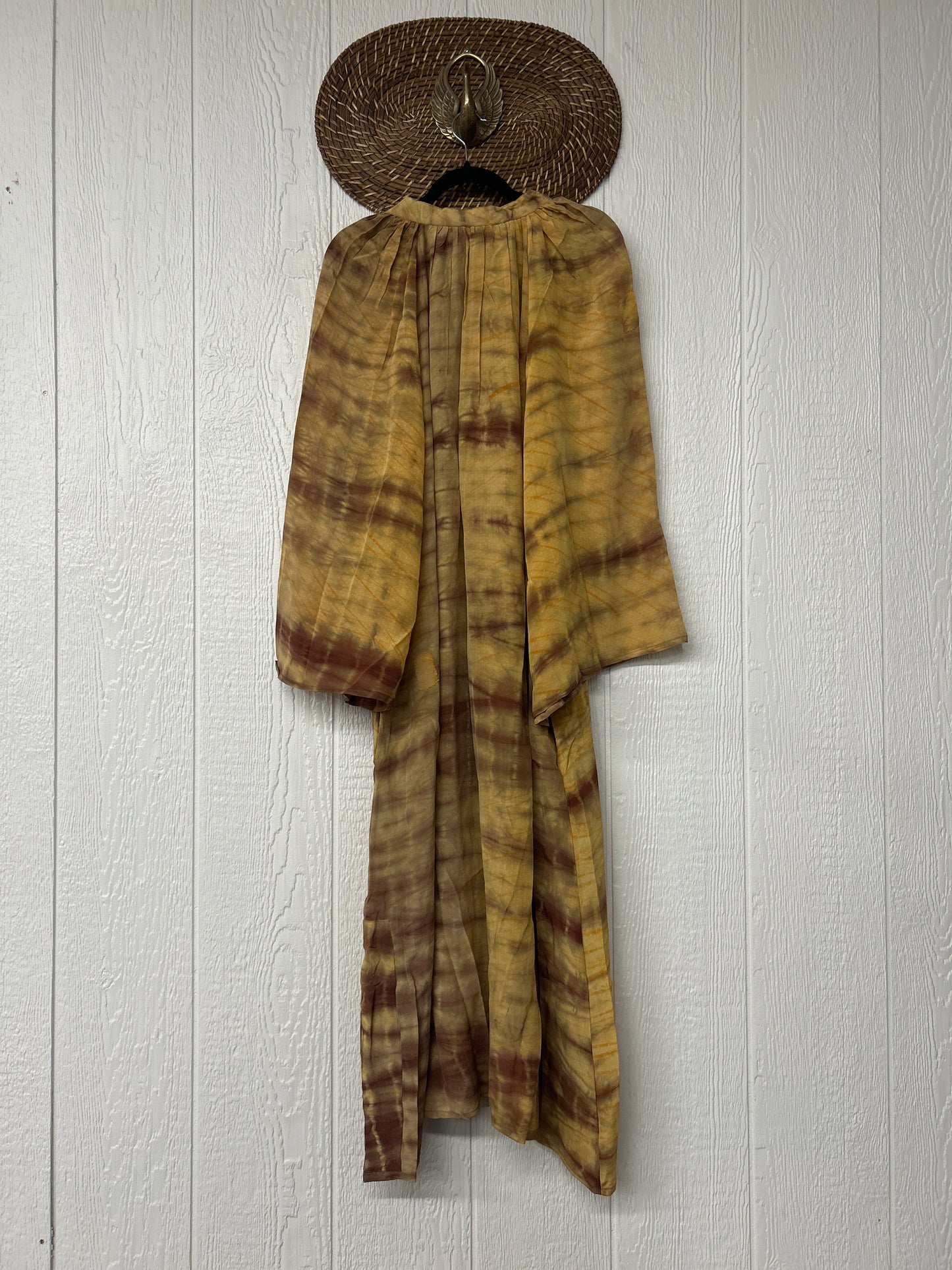 Crepe Sari Woodstock Duster Dress 0226 114