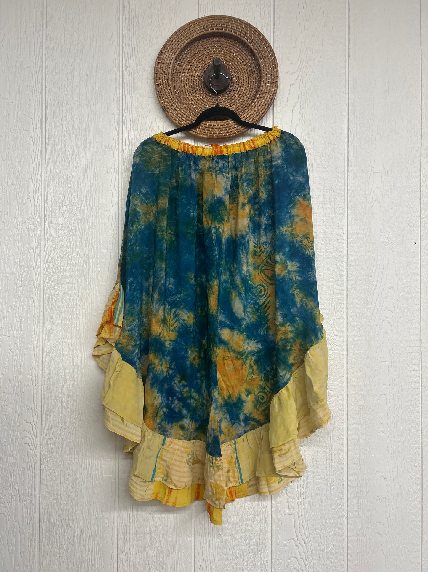 Crepe Wild Rose Skirt 1025 258