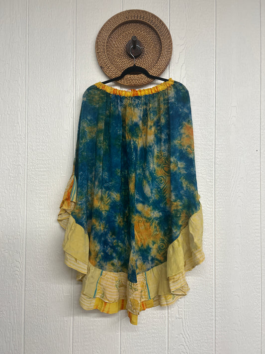 Crepe Wild Rose Skirt 1025 258