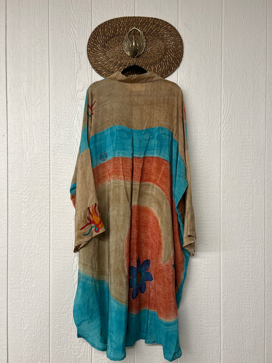 Crepe Sari Free To Be Longsleeve Maxi 1225 047