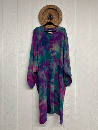 Crepe Sari Gaia Duster Dress 0426 076