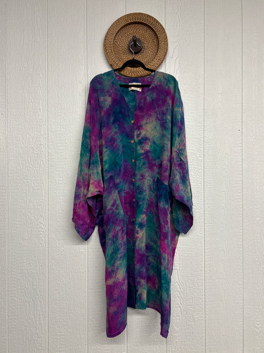 Crepe Sari Gaia Duster Dress 0426 076