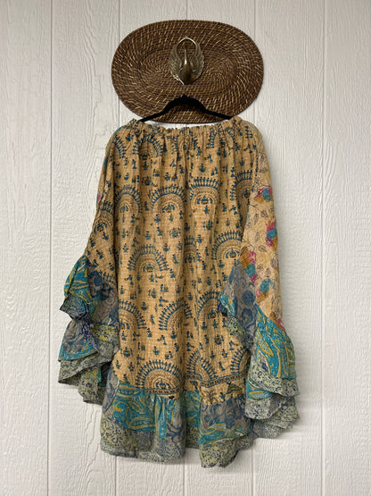 Pareo Kantha Wild Rose Skirt 0426 066