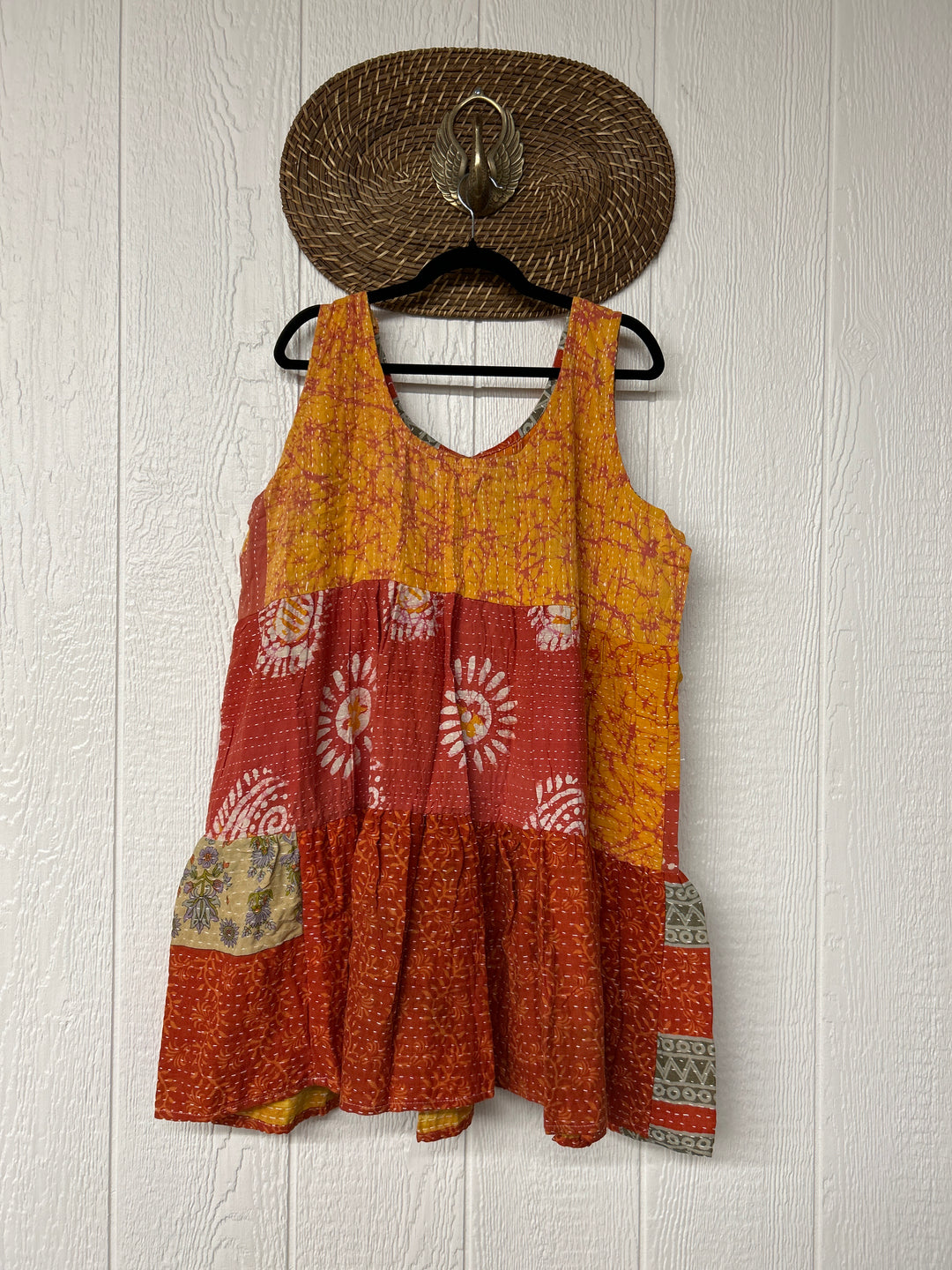 Kantha Meadow Mini Dress 0625 267