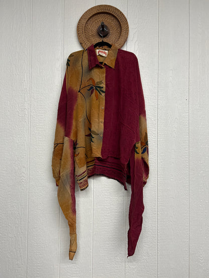 Crepe Sari Nirvana Button Down 1125 198