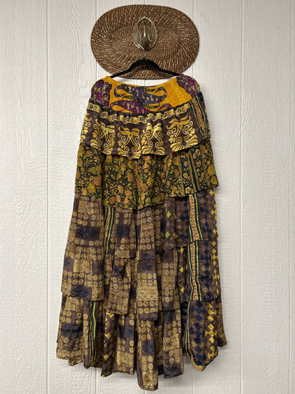 Rasgulla Sari Venus Ruffle Maxi 1125 075