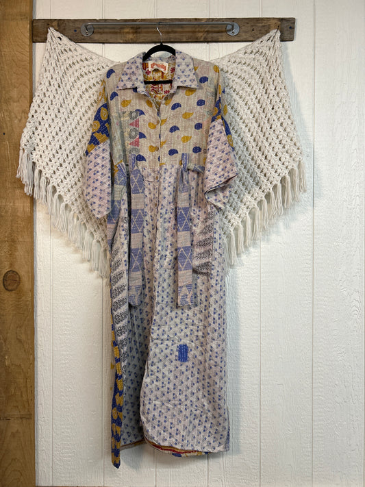 Pareo Kantha Gravity Duster Dress 0226 136