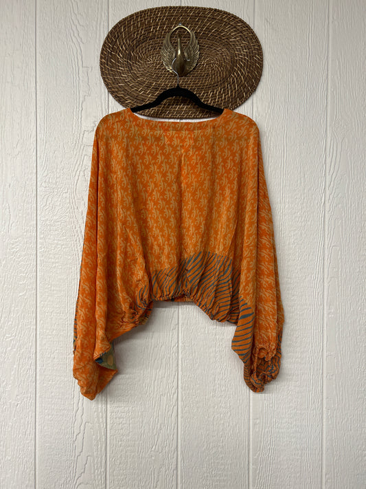 Crepe Sari Luna Crop Top 0126 222