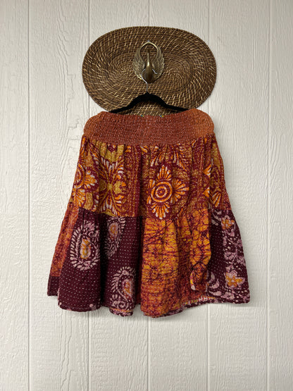 Pareo Kantha Meadow Skirt 0826 242