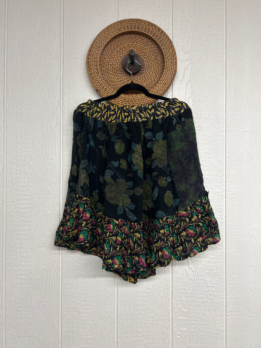 Crepe Sari Lover Cropped Culottes 0726 279