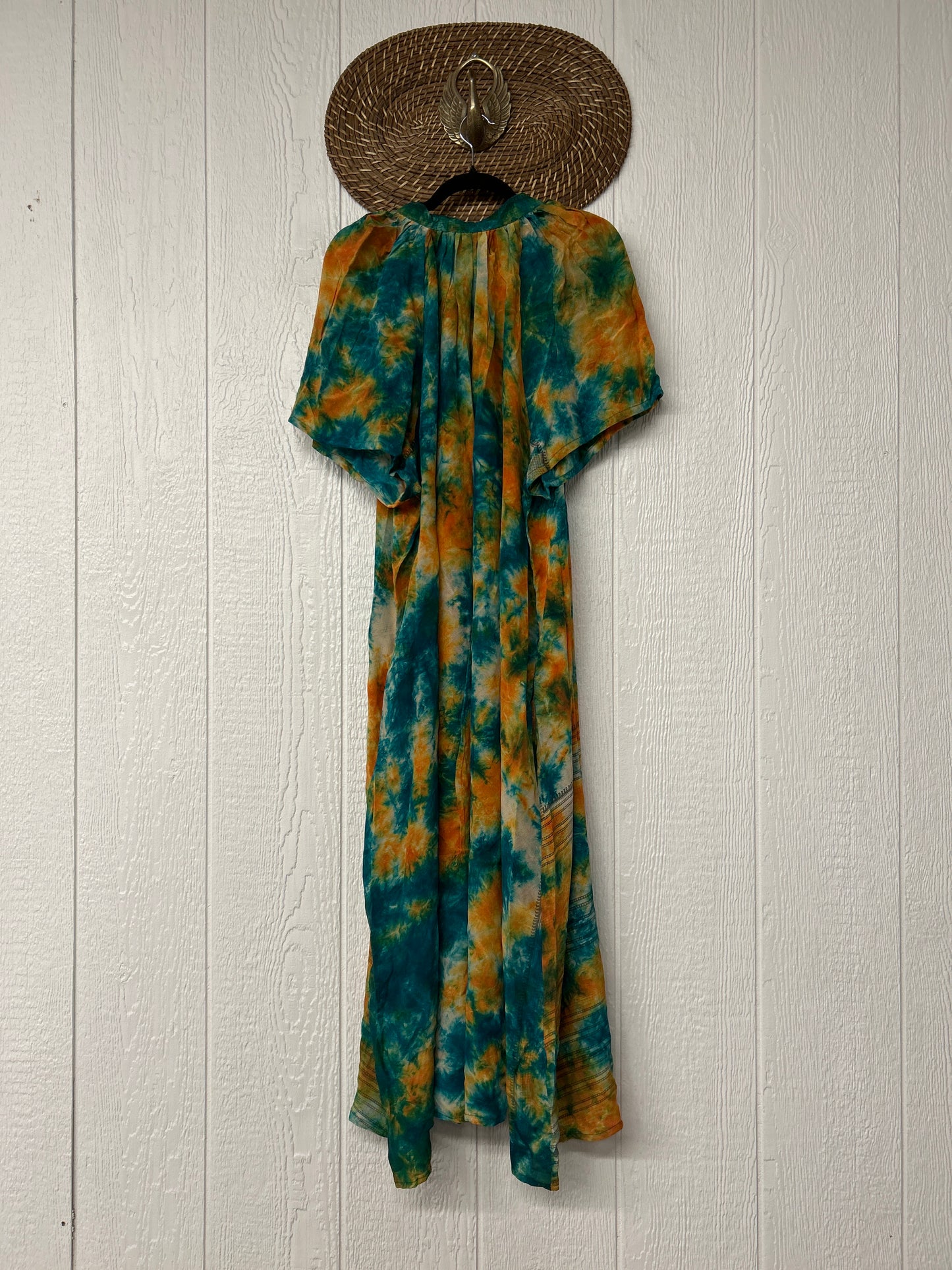 Crepe Sari Summer Woodstock Duster 0626 164