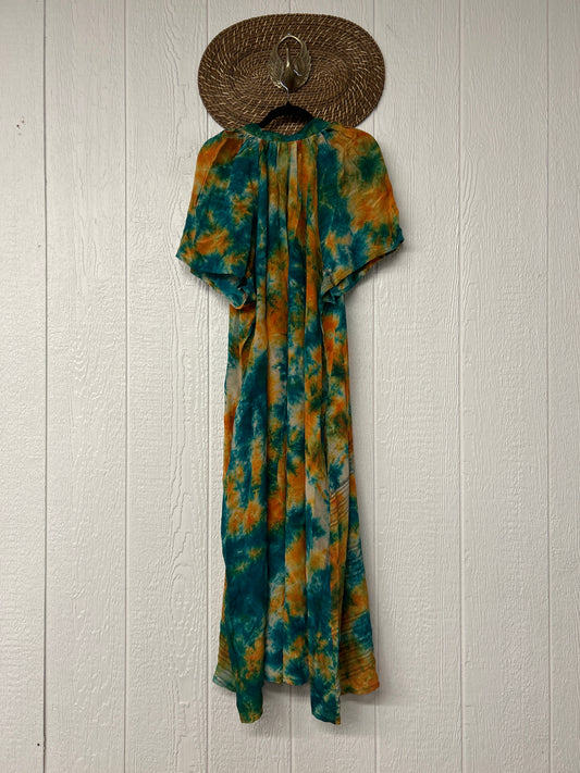 Crepe Sari Summer Woodstock Duster 0626 164