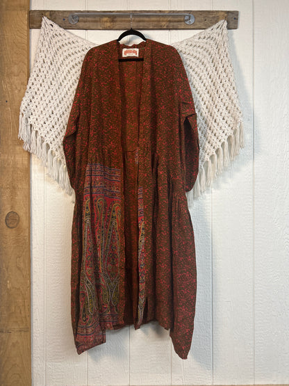 Crepe Sari Evermore Kimono 0326 196