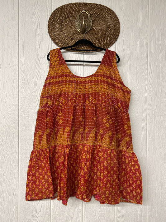 Kantha Meadow Mini Dress 0625 009