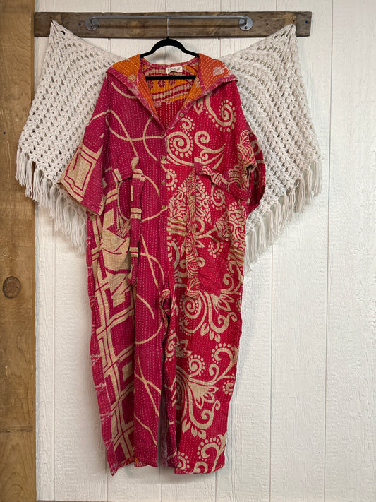 Kantha Zen Hoodie Jumpsuit 0925 217