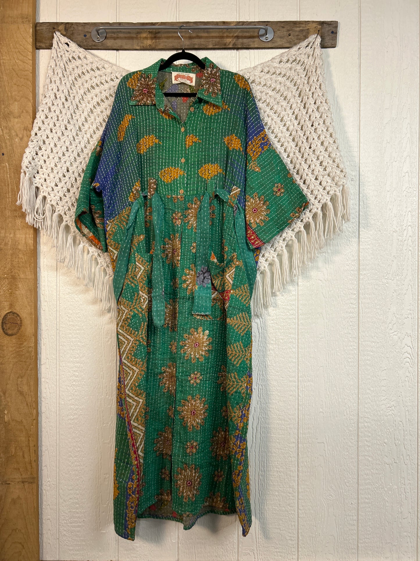 Pareo Kantha Gravity Duster Dress 0226 162