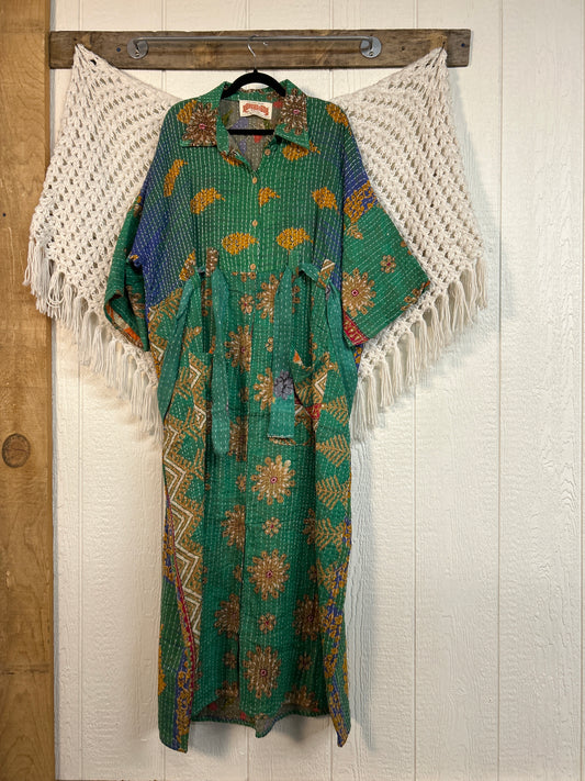 Pareo Kantha Gravity Duster Dress 0226 162