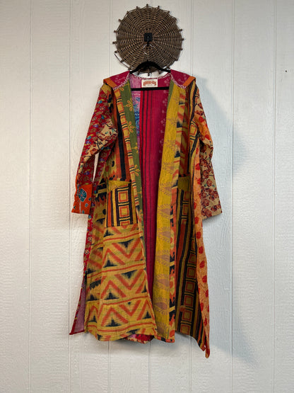Fine Kantha Rising Sun Coat 1026 085