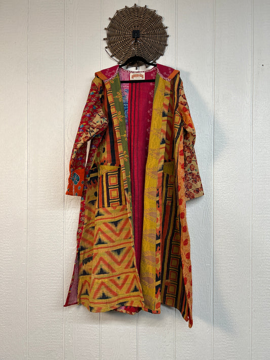 Fine Kantha Rising Sun Coat 1026 085