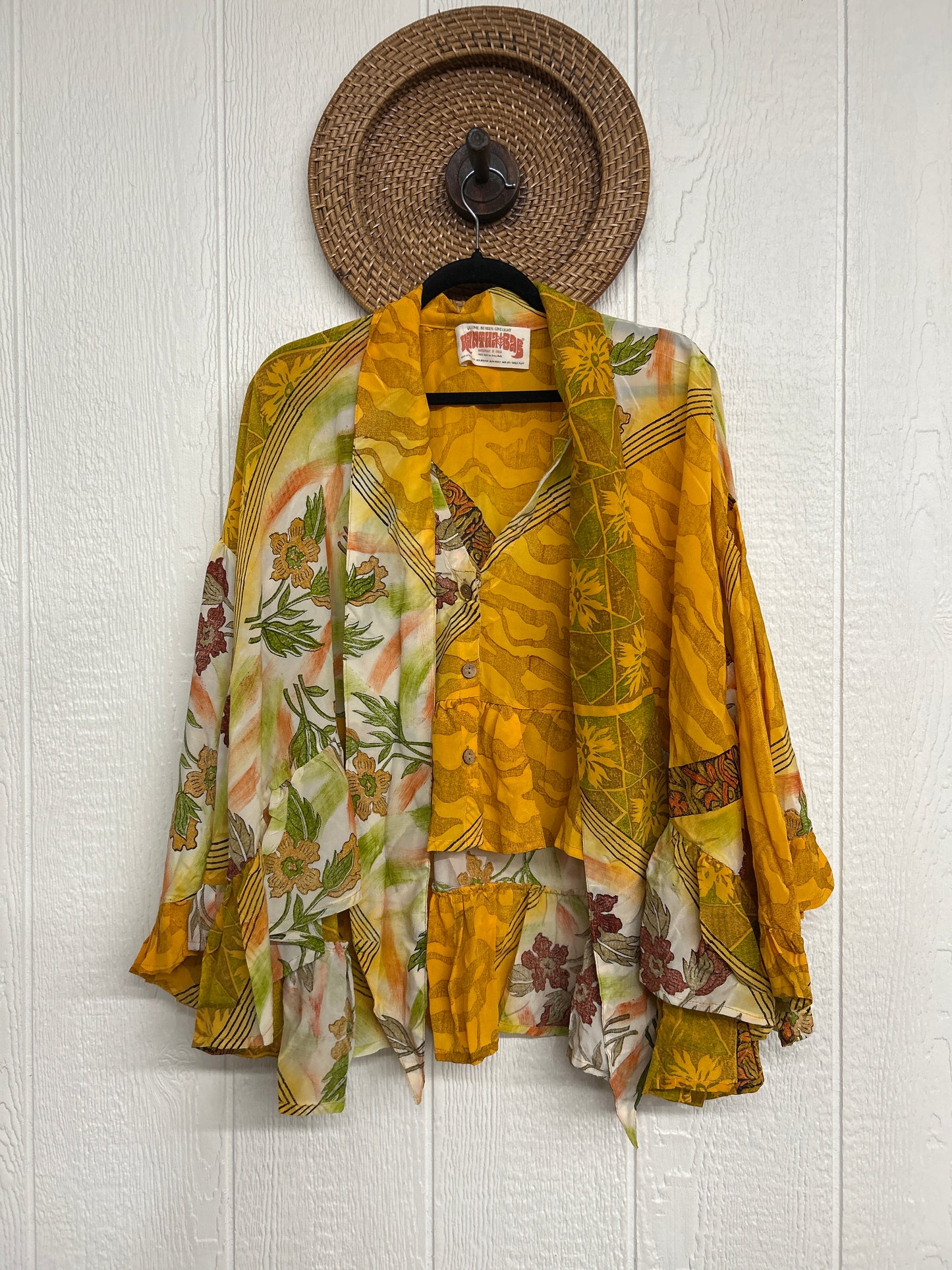 Crepe Sari Wild Rose Top 1225 123