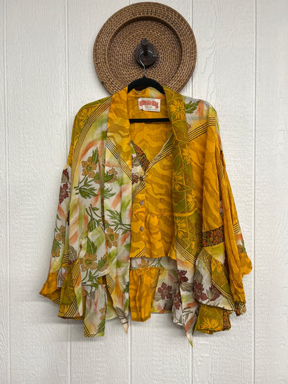 Crepe Sari Wild Rose Top 1225 123