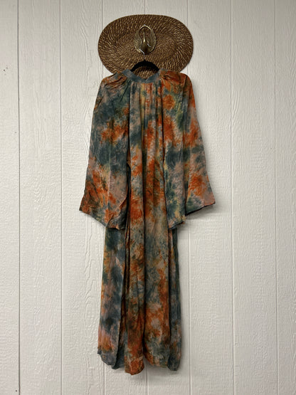 Crepe Sari Woodstock Duster Dress 0526 008