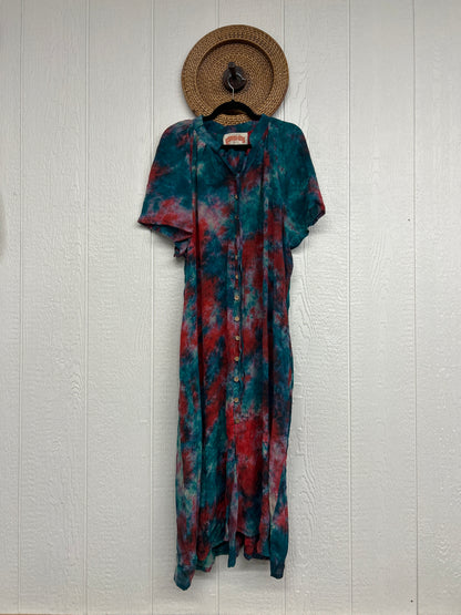 Crepe Sari Summer Woodstock Duster 0626 084