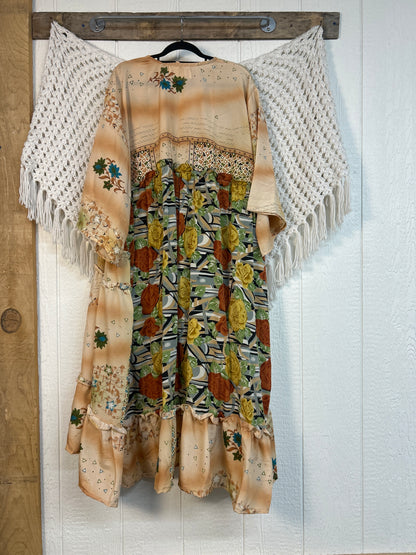 Rasgulla Sari Rhiannon Kimono 0826 097