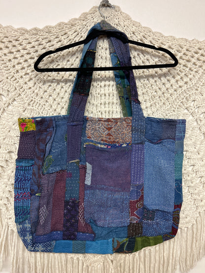 Kantha Patchwork Tote - 2
