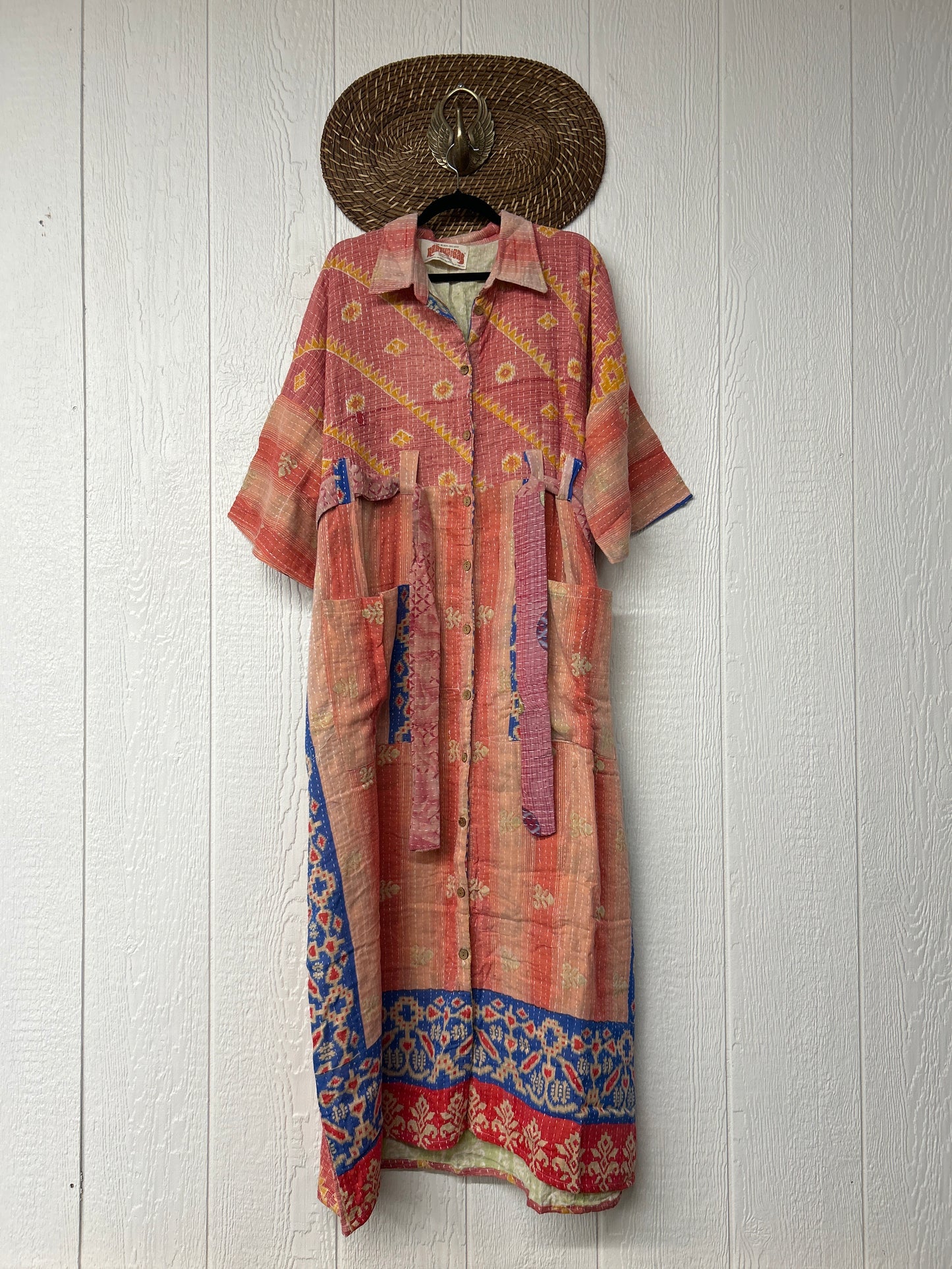 Pareo Kantha Gravity Duster Dress 0226 027