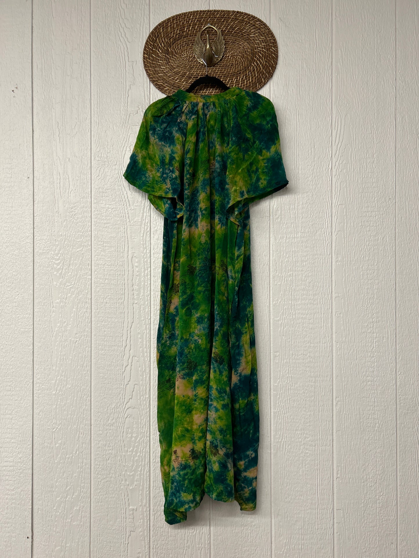 Crepe Sari Summer Woodstock Duster 0626 166