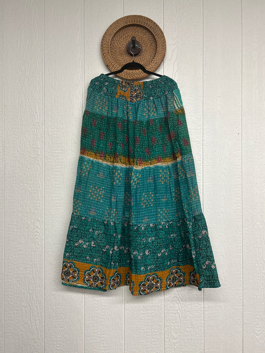 Pareo Kantha Lotus Maxi Skirt 0826 229